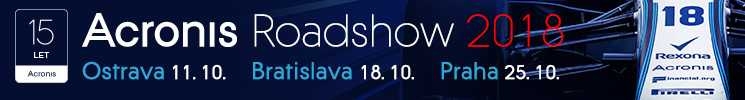 Acronis Roadshow banner