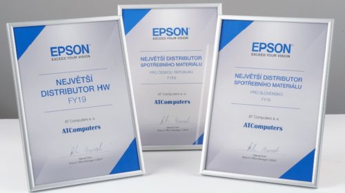AT Computers získalo od EPSON 3 ze 4 ocenění