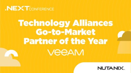 Veeam získal ocenění Go-To-Market Partner roku 2020 od společnosti Nutanix