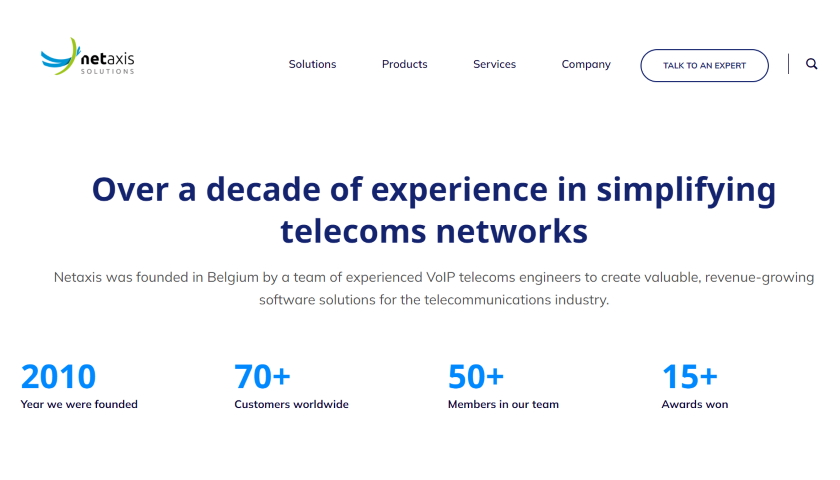 Netaxis company web
