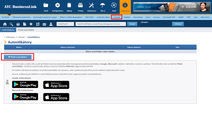 Authenticator