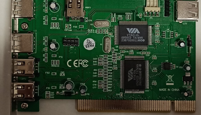PCI kartu 3+3 COMBO XWT20101102
