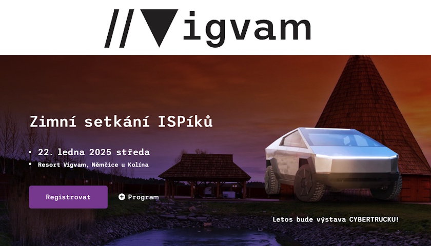 Vigvam 2025 Zimní setkání ISPíků