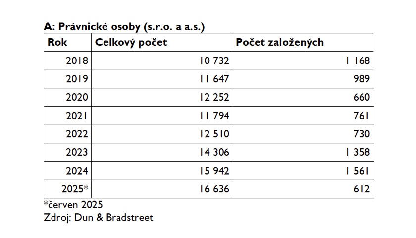 V IT podniká 16 600 firem a přes 50 000 OSVČ